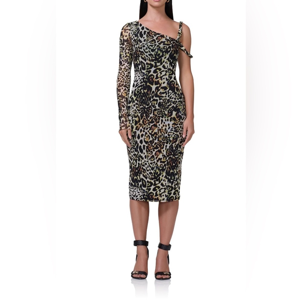 AFRM Charo Dress - Fall Animal Print